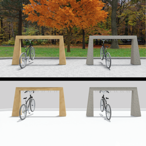 Portabici in cemento
